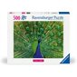 Casse-tête Ravensburger - Colorful animals : Paon - 500 pièces