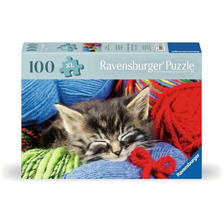 Casse-tête Ravensburger –Chatons dans la laine – 100 pièces XL