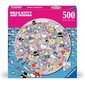 Casse-tête Ravensburger Rond – Hello Kitty – 500 pièces