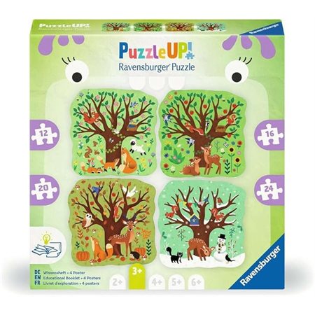 Casse-tête Ravensburger Puzzle Up - Les 4 saisons - 12 / 16 / 20 / 24 pièces
