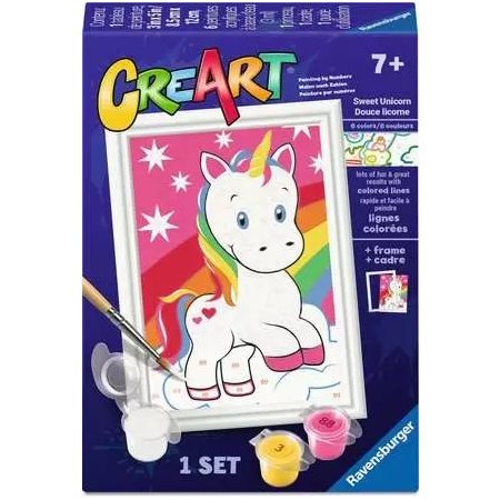 CreArt Paint-by-Numbers: Sweet Unicorn