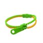 Bracelet à fermeture éclair - couleurs assorties
