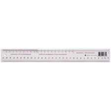 Flexible Transparent Ruler 30 cm metric