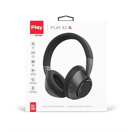 Casque d’écoute sans fil Bluetooth Play X2