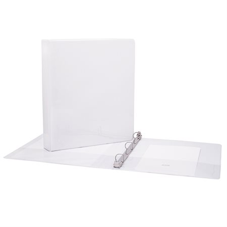 Presentation Ring Binder – 1" – D-Rings – White