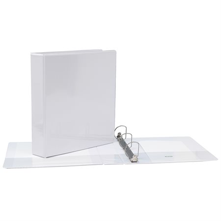 Presentation Ring Binder – 1.5" – D-Rings – White