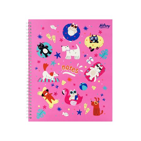 Cahier de notes à spirale Hilroy – Chiens en vacances