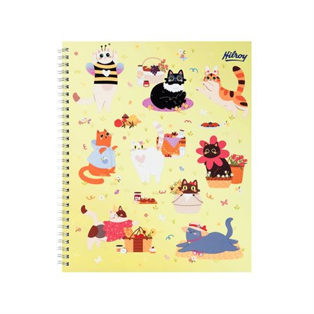 Cahier de notes à spirale Hilroy – Pique-nique de chats