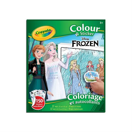 Coloriage et autocollants - La Reine des neiges