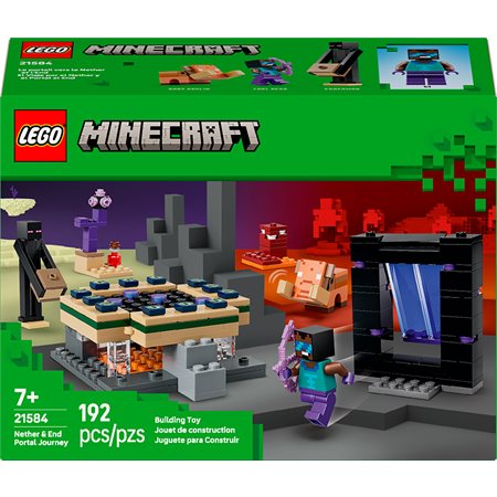 LEGO Minecraft - Nether et End Portal Journey