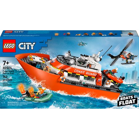 LEGO City - Le bateau de sauvetage et l'hélicoptère des garde-côtes