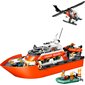 LEGO City - Le bateau de sauvetage et l'hélicoptère des garde-côtes