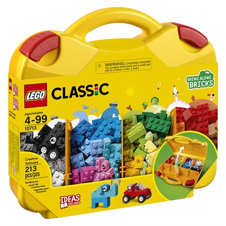 LEGO Classic – Creative Suitcase with 213 Bricks