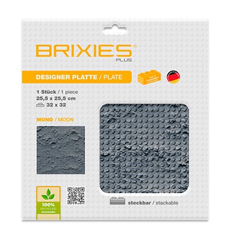 Brixies - Plaque de construction lune 25cm