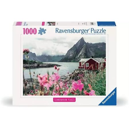Casse-tête Ravensburger - Lieux scandinaves : Lofoten, Norvège – 1000 pièces