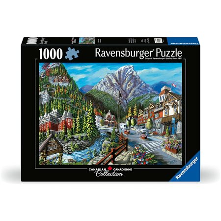 Casse-tête Ravensburger - Collection Canadienne - Bienvenue à Banff - 1000 pièces