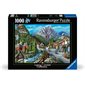 Casse-tête Ravensburger - Collection Canadienne - Bienvenue à Banff - 1000 pièces