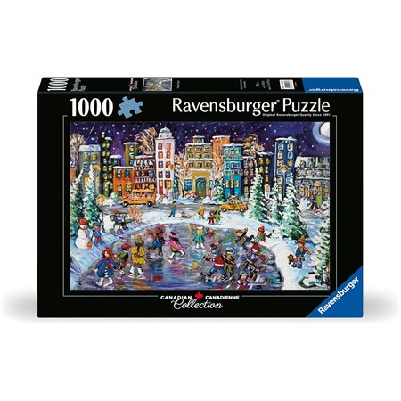 Casse-tête Ravensburger - Collection Canadienne - Lumières des villes Canadiennes - 1000 pièces
