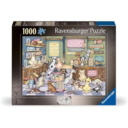 Casse-tête Ravensburger - Chiens Élégants No. 2 — L’Emplacement des Bâtons de Stanley - 1000 pièces