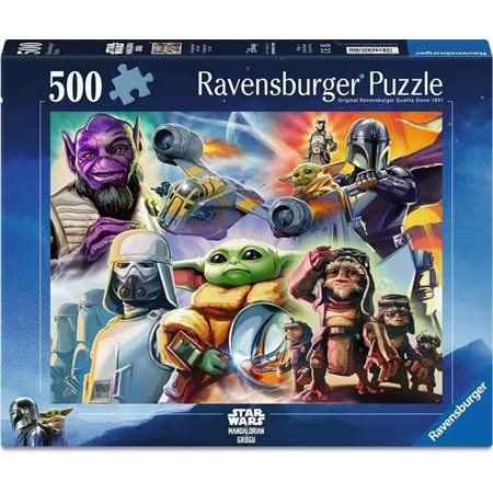 Casse-tête Ravensburger - Le Mandalorien et Grogu - 500 pièces