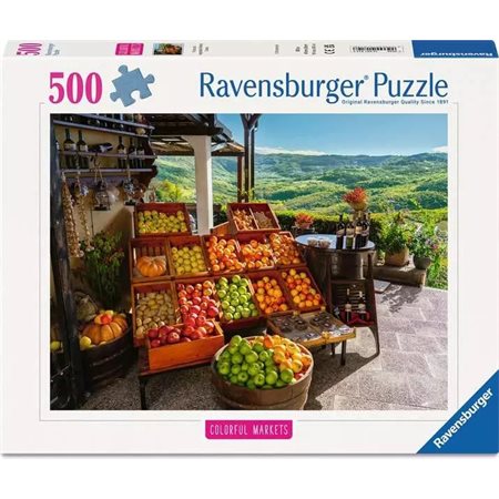 Casse-tête Ravensburger - Le marché de fruits en Croatie - 500 pièces
