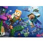 Casse-tête Ravensburger - Minecraft, sous l'eau - 200 pièces XXL