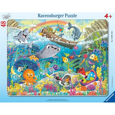 Ravensburger Framed Puzzle – Ocean Friends – 48 Pieces