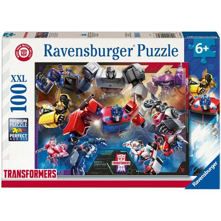 Casse-tête Ravensburger - Les Transformers - 100 pièces XXL