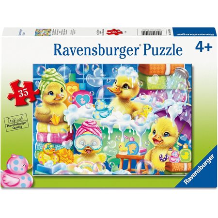 Casse-tête Ravensburger - Canards dans leur bain - 35 pièces