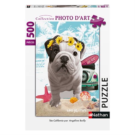 Casse-tête Nathan - Collection photo d'art : Téo California, Teo Jasmin - 500 pièces