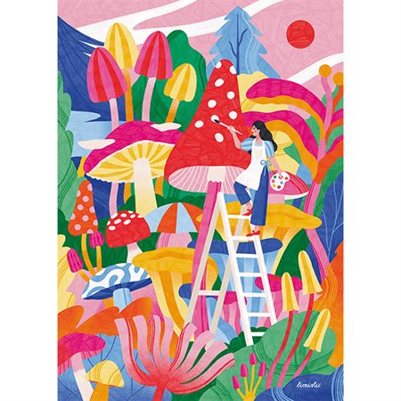 Casse-tête Holiyay - Mycologie de fantaisie de Limistic - 500 pièces