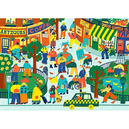 Casse-tête Holiyay - L'arrêt d'autobus de Roanna Farmer - 1000 pièces