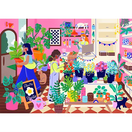 Casse-tête Holiyay - Plantes et fleurs de Coquiette - 500 pièces