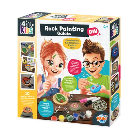 Buki France 4 all Kids - Peinture sur galets