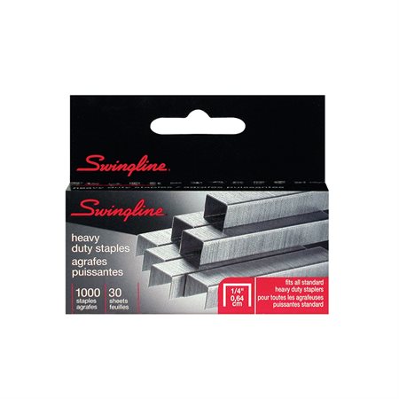 Swingline S.F.®13 Heavy-Duty Staples 1 / 4” (15-30 sheets)