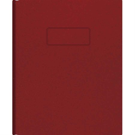 Livre de notes A9 Ligné rouge