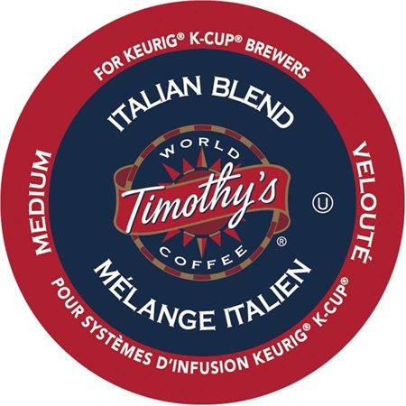 K-Cup Pods Timothy's Italian Blend