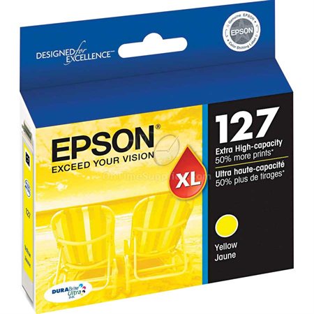 127 Ink Jet Cartridges yellow