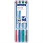 Lumocolor® Correctable Marker Medium point. 1.0 mm assorted (4)