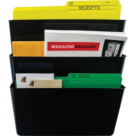 Unbreakable Wall File Set of 3 files, letter size. black