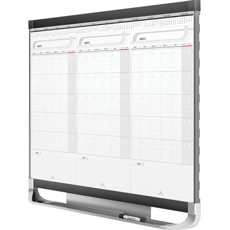 Tableau blanc effaçable à sec calendrier Prestige® 2 3 mois 36 x 24 po