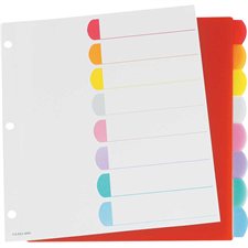 Rapidex™ Poly Dividers 8 tabs