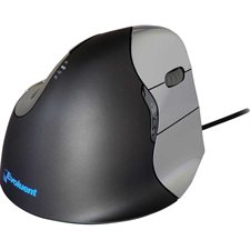 Souris ergonomique verticale Evoluent 4 Avec fil droitier, grise