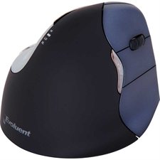 Souris ergonomique verticale Evoluent 4 Sans fil droitier, noir/bleu