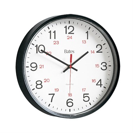 Wall Clock 12 / 24 h.