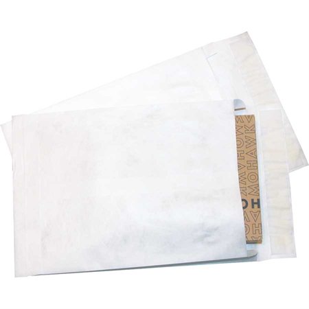 Enveloppe de Tyvek 10 x 13 po. Expansion de 1-1 / 2 po. pqt 25