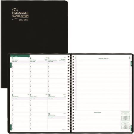 5-day Timanager® Weekly / Monthly Diary (2025) Bilingual