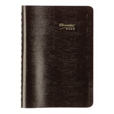 Daily Diary (2025) Spiral bound soft cover black