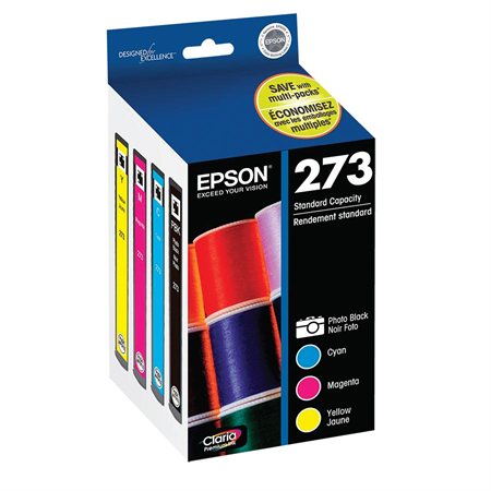 273 Inkjet Cartridge package of 4 black, cyan, magenta, yellow