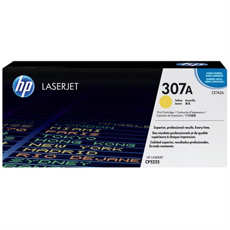 Cartouche de toner HP 307A jaune